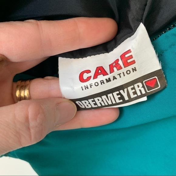 Obermeyer Green Windbreaker Jacket Size XL - Picture 9 of 14